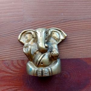 Portable Brass Ganesha